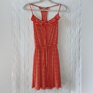 Arden B. Striped Racerback Sleeveless Mini Dress